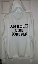 Suéter con capucha A**Holes Live Forever grande blanco unisex para hombre y mujer nuevo  segunda mano  Embacar hacia Argentina