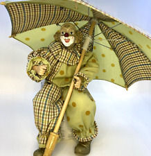 Boneca palhaço circo vintage Hobo com guarda-chuva, corpo posável comprar usado  Enviando para Brazil