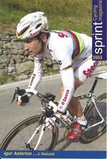 Cartolina ciclismo igor usato  Villarbasse