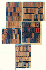 Caratteri legno alfabeti usato  Reggio Emilia