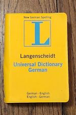 Diccionario universal alemán-inglés de Langenscheidt's tamaño de bolsillo duradero segunda mano  Embacar hacia Argentina