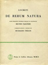 Rerum natura usato  Roma