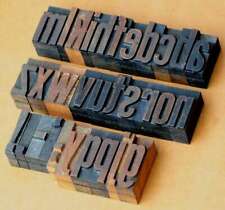 Alphabet letterpress wooden for sale  Shipping to Ireland