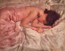 William Barra Original Sweet Dreams Bela Adormecida Pintura Menina Pretty Woman comprar usado  Enviando para Brazil