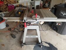 Craftsman 48"/24" Table Saw w/ Router Table & 2 HP Router and Accessories for sale  Fort Worth