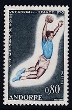 Andorra Francesa 1970, Campeonato Mundial de Balonmano Francia, unm. como nuevo, usado segunda mano  Embacar hacia Argentina