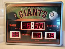 Arte de pared reloj marcador MLB San Francisco Giants segunda mano  Embacar hacia Argentina