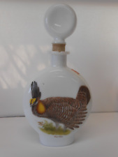 Decantador de whisky de porcelana vintage 1969 vidrio pradera pollo vajilla hombre cueva segunda mano  Embacar hacia Argentina