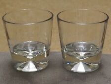 Set of 2 Johnnie Walker Whisky Prism Rocks Glasses Bottom is Prism / Diamond Cu for sale  Shipping to South Africa