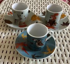Magpie Espresso Cups And Saucers x 3. Never Used for sale  Shipping to South Africa