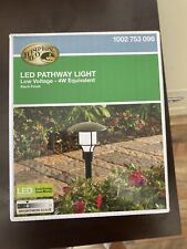 Pacote com 2 LEDs externos Hampton Bay Landscape Path Way Light baixa tensão preto comprar usado  Enviando para Brazil
