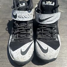 Mens Nike Zoom LeBron Soldier 8 Premium Black Shoes Sneakers 688579-001 Size 9.5 for sale  Shipping to South Africa