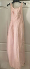 "a loja de noivas famoso" Vintage Década De 1960 Pink Tafetá Dama De Honra/vestido de formatura tamanho 12 comprar usado  Enviando para Brazil