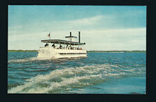 Clear Lake Iowa IA c1960s SHOW BOAT Tourist Boat, 109 Passenger Sundown Cruiser, used for sale  Shipping to South Africa