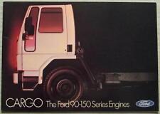 Folheto de vendas de caminhões FORD CARGO 90-150 SERIES MOTORES outubro 1981 #FB 854, usado comprar usado  Enviando para Brazil