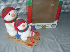 Interactive snowmen wooden for sale  AMERSHAM