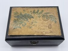 Vintage wooden box for sale  LANGPORT