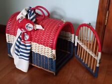 Fabulous vintage wicker for sale  Shipping to Ireland