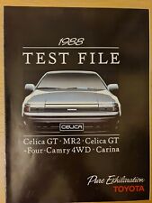 Toyota test file for sale  SWADLINCOTE