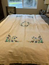 Linen embroidered 50 for sale  Puyallup