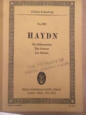 Haydn seasons oratorium for sale  WESTON-SUPER-MARE