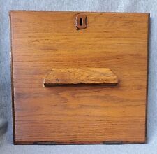 Antique Oak Rolltop Desk Drop Down Door/Drawer Face With Lock Mechanism for sale  Shipping to South Africa