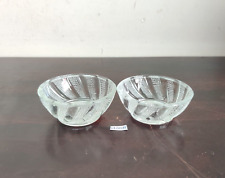 Vintage Original Old Clear Glass Bowl Decorative Kitchenware Collectible G458 for sale  Shipping to South Africa
