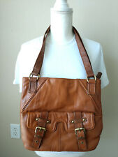 Vintage Stone Mountain Women Medium Brown Leather Shoulder Handbag  Purse for sale  Longview