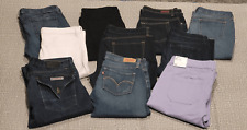 Lote misto de jeans - caixa por atacado 10 pares de jeans variedade de tamanhos e estilos incluídos  comprar usado  Enviando para Brazil