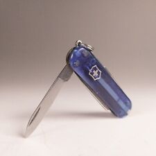 Navaja de bolsillo transparente Victorinox Swiss Army 58 mm clásica SD - azul océano profundo segunda mano  Embacar hacia Mexico