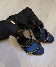 Gucci heels black for sale  RINGWOOD