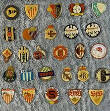 Broche pinback de clubes de futebol calcio espanhol inglês alemão, usado comprar usado  Enviando para Brazil