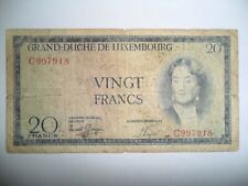 Banconota franchi lussemburgo usato  Reggio Calabria