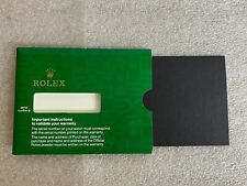 Certificado de Garantia Rolex Folheto Porta-Documentos Manga Pasta Verde Original comprar usado  Enviando para Brazil