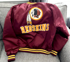 Vintage Washington Redskins Locker Line Satin Bomber Jacket Adult Medium NFL USA for sale  Shipping to South Africa