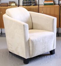 white leather tub chairs for sale  SITTINGBOURNE