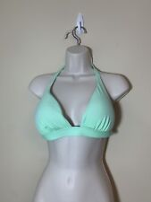 VICTORIAS SECRET Medium Bikini Top Triangle Halter Mint Green for sale  Shipping to South Africa