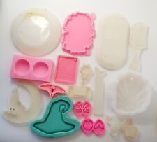 50x Bundle of silicone moulds for crafts epoxy resign pendants soap earrings AUS for sale  Shipping to South Africa