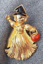 Witch scarecrow pin for sale  NORWICH
