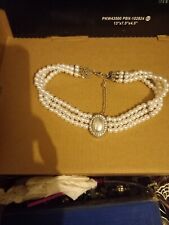 Faux pearl choker for sale  BEDFORD
