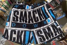 Shorts masculinos de malha retrô Chalk Line WWE Smack Down XL Chalkline Wrestling comprar usado  Enviando para Brazil