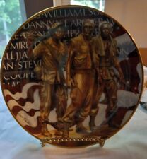 Friends of the Vietnam Veterans Memorial Plate 8" Franklin Mint Limited Edition  for sale  Charlotte