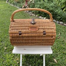 Vintage wicker picnic for sale  Clermont