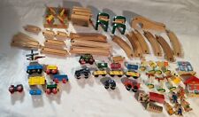 BRIO Wooden TRAIN Railway   TUNNEL, TRACKS, TRAINS with KID CRAFT Large LOT, used for sale  Shipping to South Africa