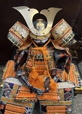 Conjunto de Capacete Japonês Antigo Vintage Samurai Yoroi Hougyoku Armadura Do Japão Boneca comprar usado  Enviando para Brazil