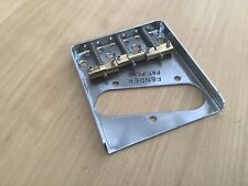 Used Telecaster  bridge with   brass Compensating saddles U.K. POST. NICE. for sale  Shipping to South Africa