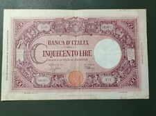 Raro Billete 500 Liras Banca D'Italia 091557-Italia 🇮🇹 segunda mano  Embacar hacia Argentina