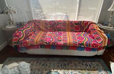 Vintage Handmade Couch Cover With Fringe for sale  Shipping to South Africa