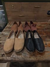 4 pares de zapatos sin cordones para mujer TOMS, talla 10, cuero/gamuza , usado segunda mano  Embacar hacia Mexico