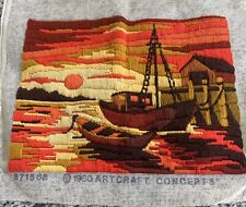 Vtg 1980 needlepoint for sale  Millsboro